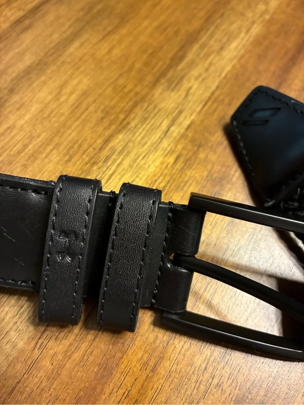 Under Armour Black Woven Stretch Belt with Matte Buckle